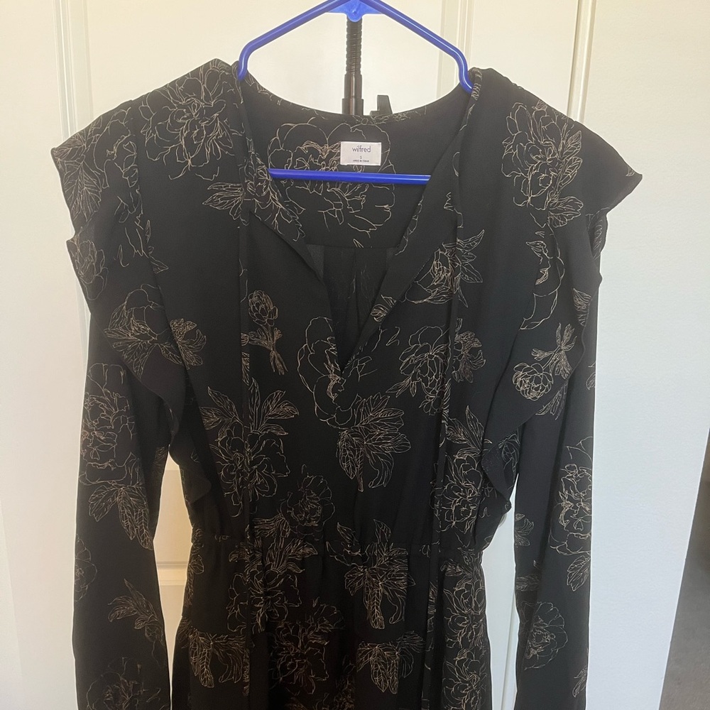 Floral Longsleeve Mini Dress